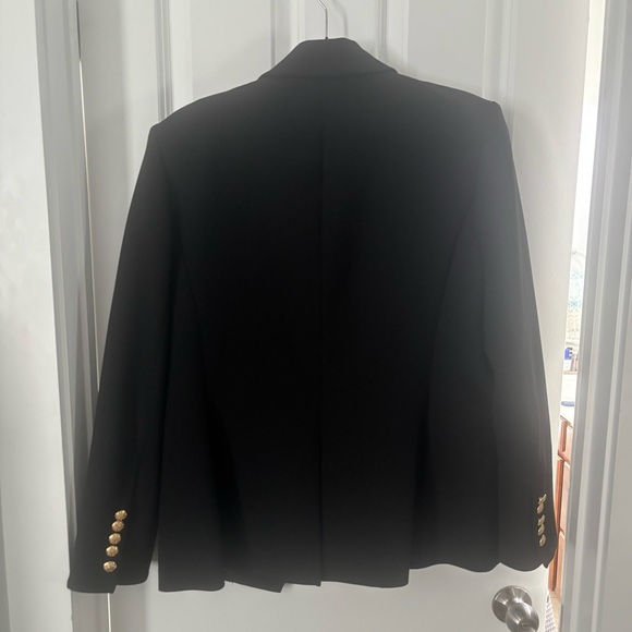 Veronica Beard Black Miller Dickey Jacket - Size 16 - Picture 2 of 3